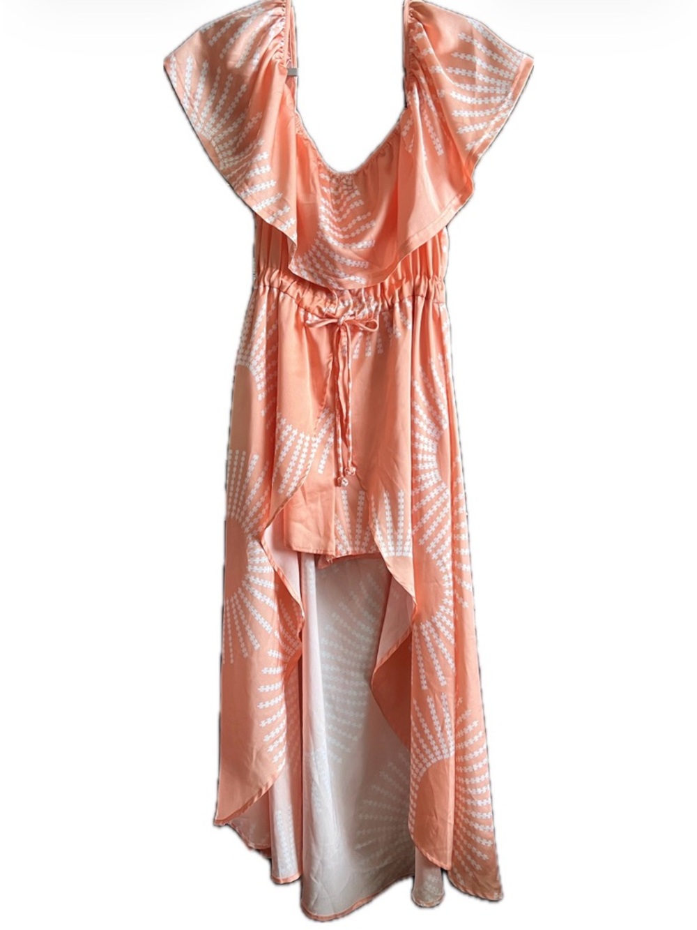 Manaola Makani Olu Romper Dress in Coral Sands